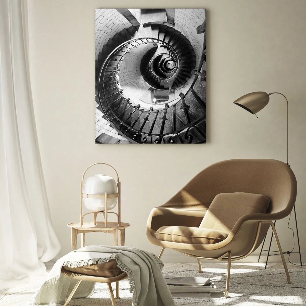 Tablou pe sticlă - Din ce în ce mai sus - 50x70 cm