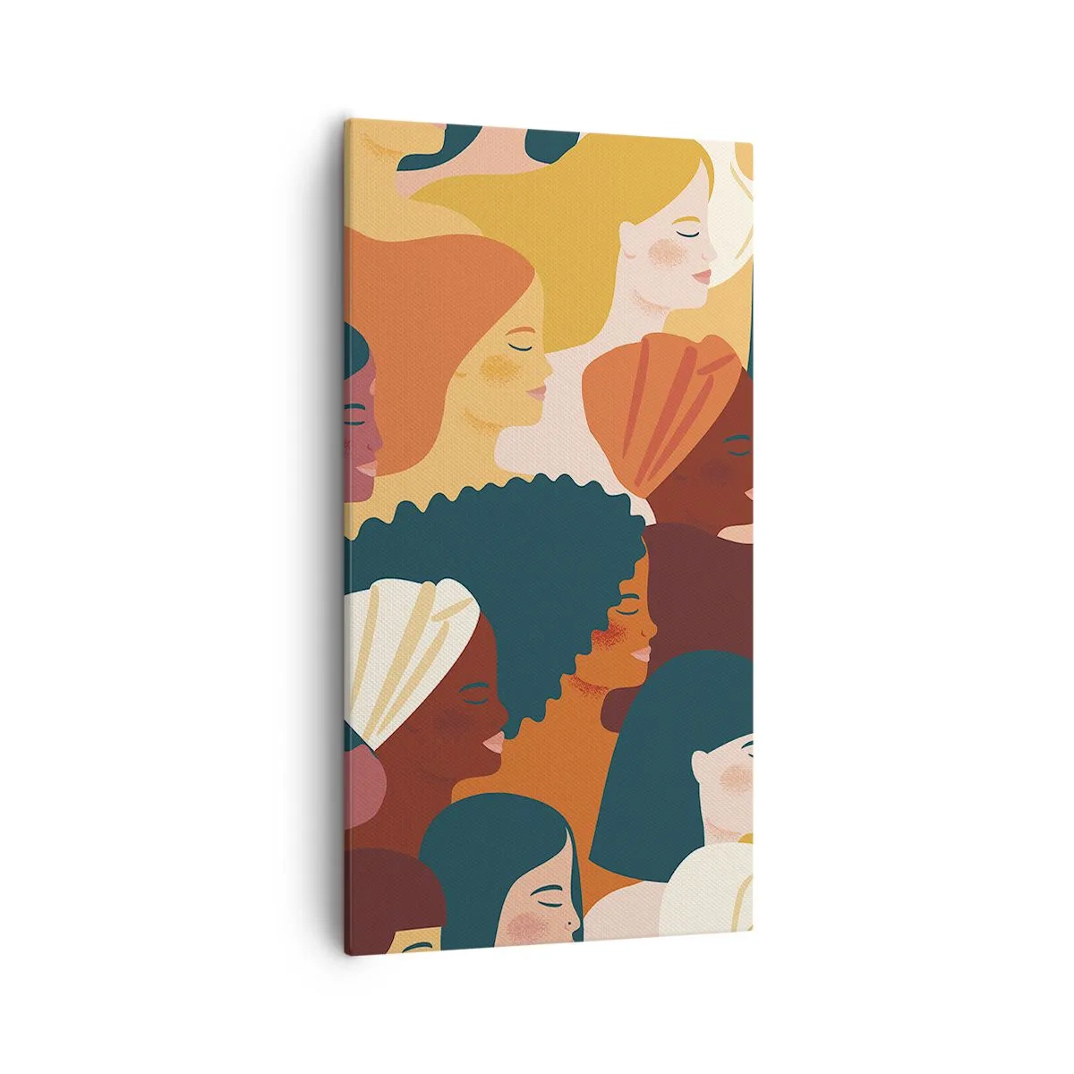 Tablou pe pânză - Numai feminitate - 55x100 cm