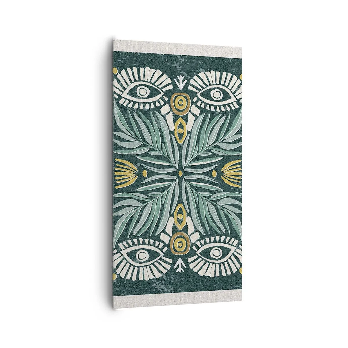 Tablou pe pânză - Ca un decupaj folcloric - 65x120 cm