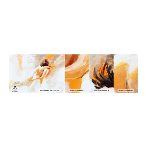 Mostră de Tapet Standard Eco - În cerul proximității - Bucată, Cuplu îndrăgostit, Dragoste - 100x30 cm