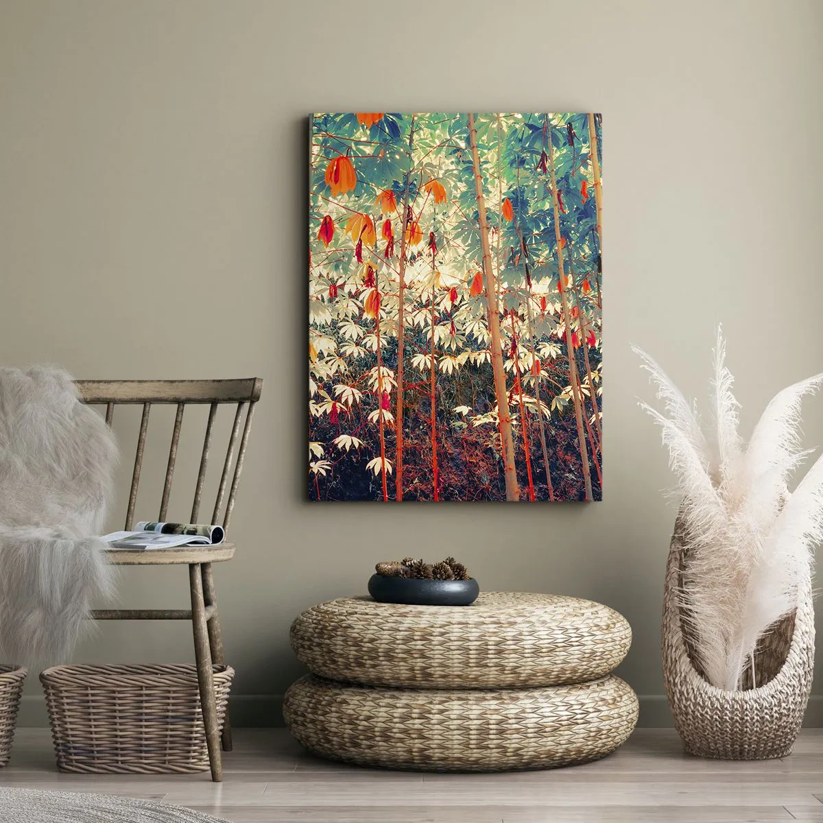 Tablou pe pânză - Viața secretă a frunzelor - 50x70 cm