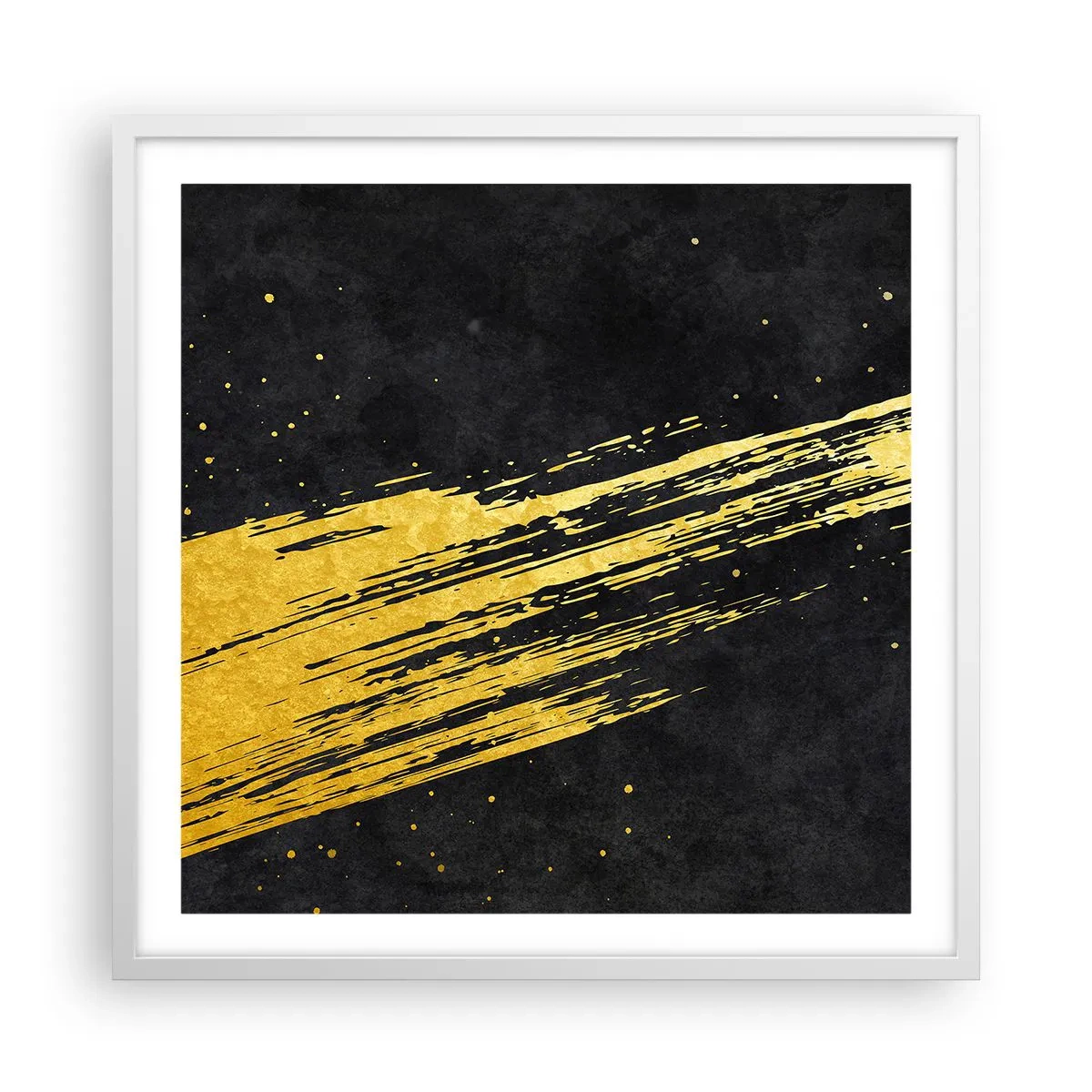 Poster în ramă albă - Salt în hiperspațiu - 60x60 cm