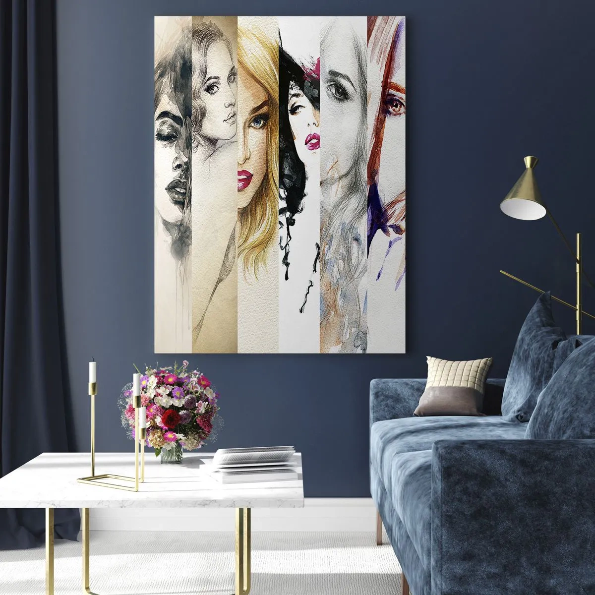 Tablou pe sticlă - Și întotdeauna ești TU - 50x70 cm