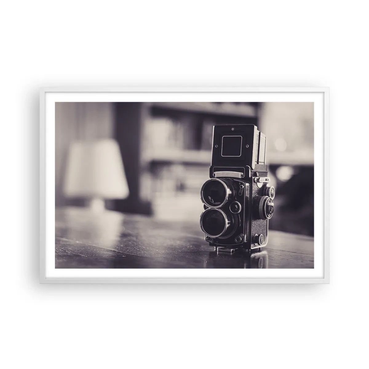 Poster în ramă albă - Magia fotografiei vechi - 91x61 cm