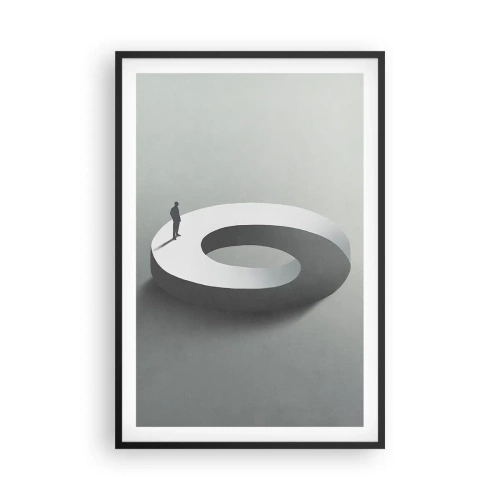 Poster în ramă neagră - Înțelegi ceva? - 61x91 cm