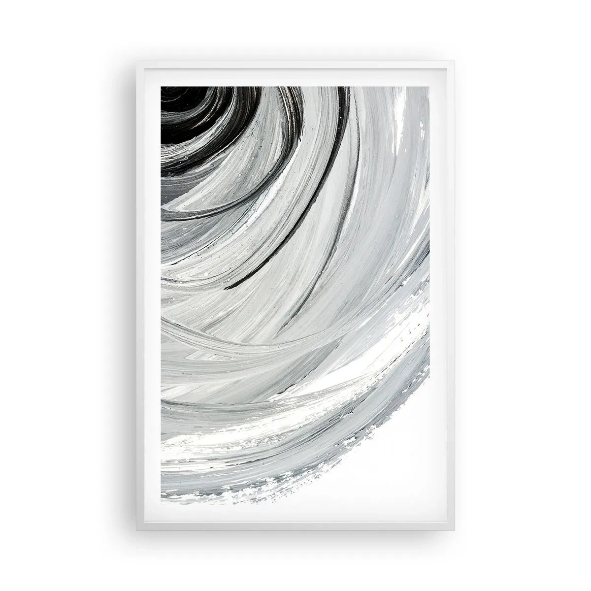 Poster în ramă albă - Compoziție orbitală - 61x91 cm