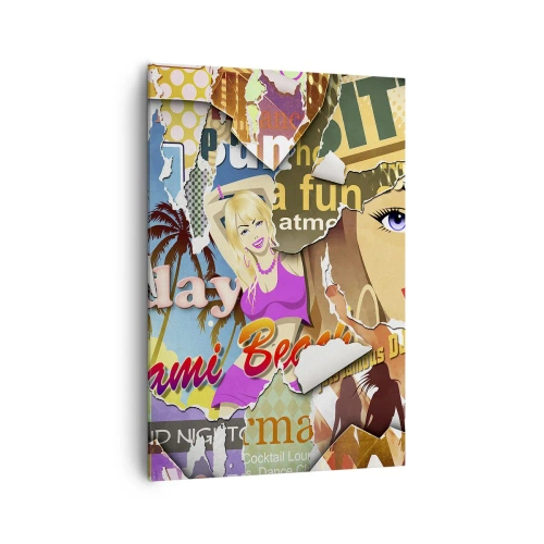 Tablou pe pânză - Flashback-uri de vacanță - 70x100 cm