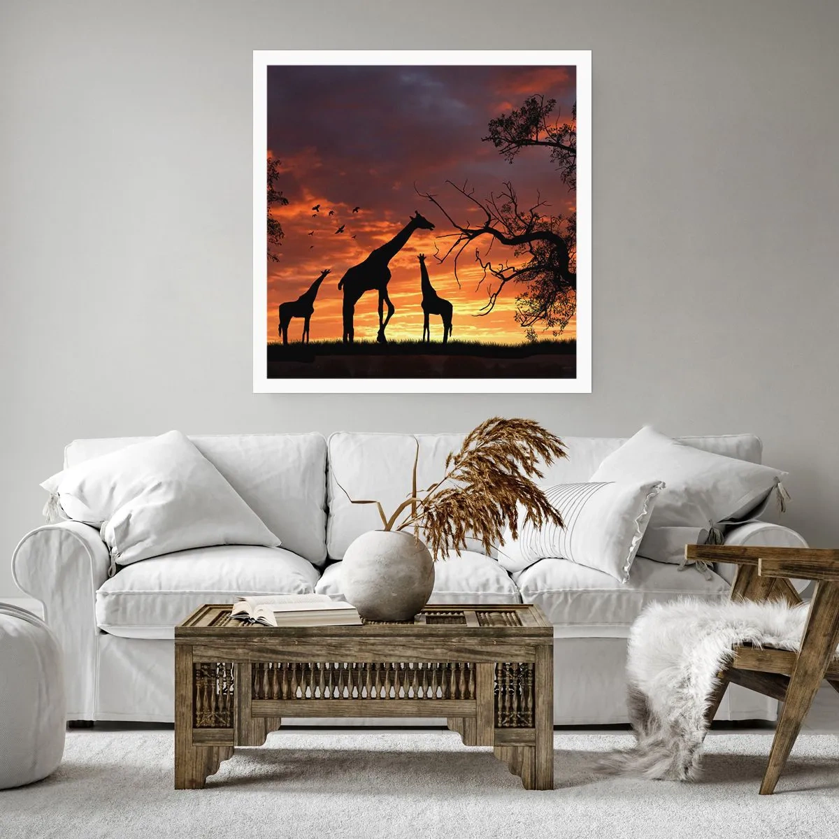 Poster - O mică cină cu cei dragi - 60x60 cm