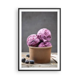 Poster în ramă neagră - Dulce și rece - 61x91 cm