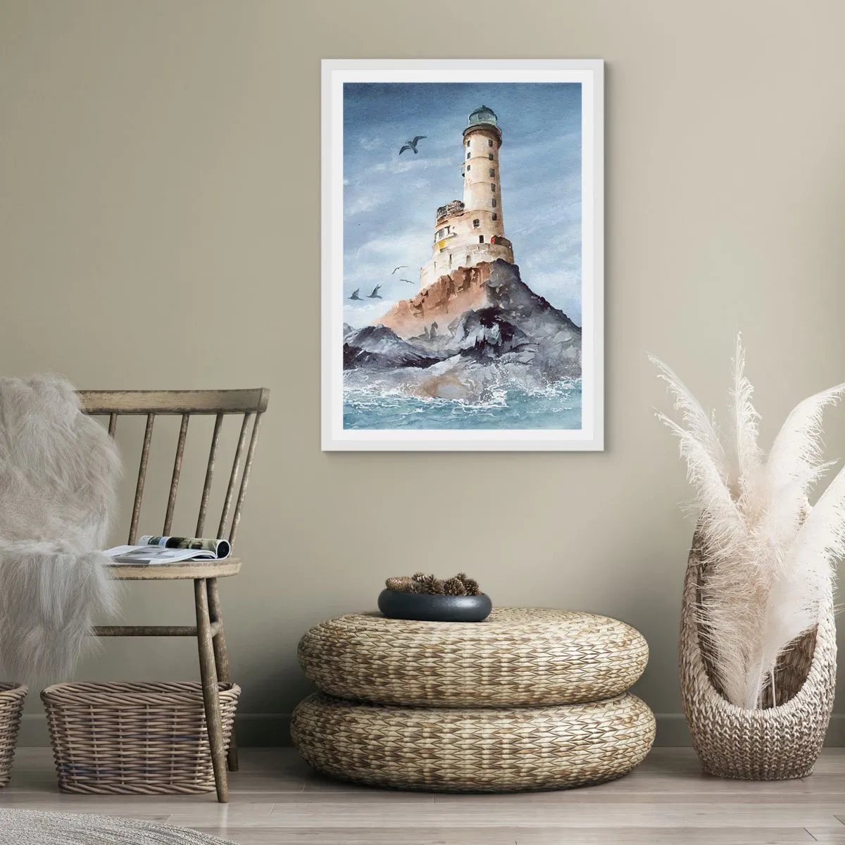 Poster în ramă albă - Invincibil - 30x40 cm