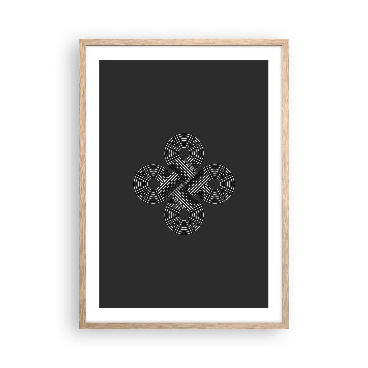 Poster în ramă de stejar deschis - În spirit celtic - 50x70 cm