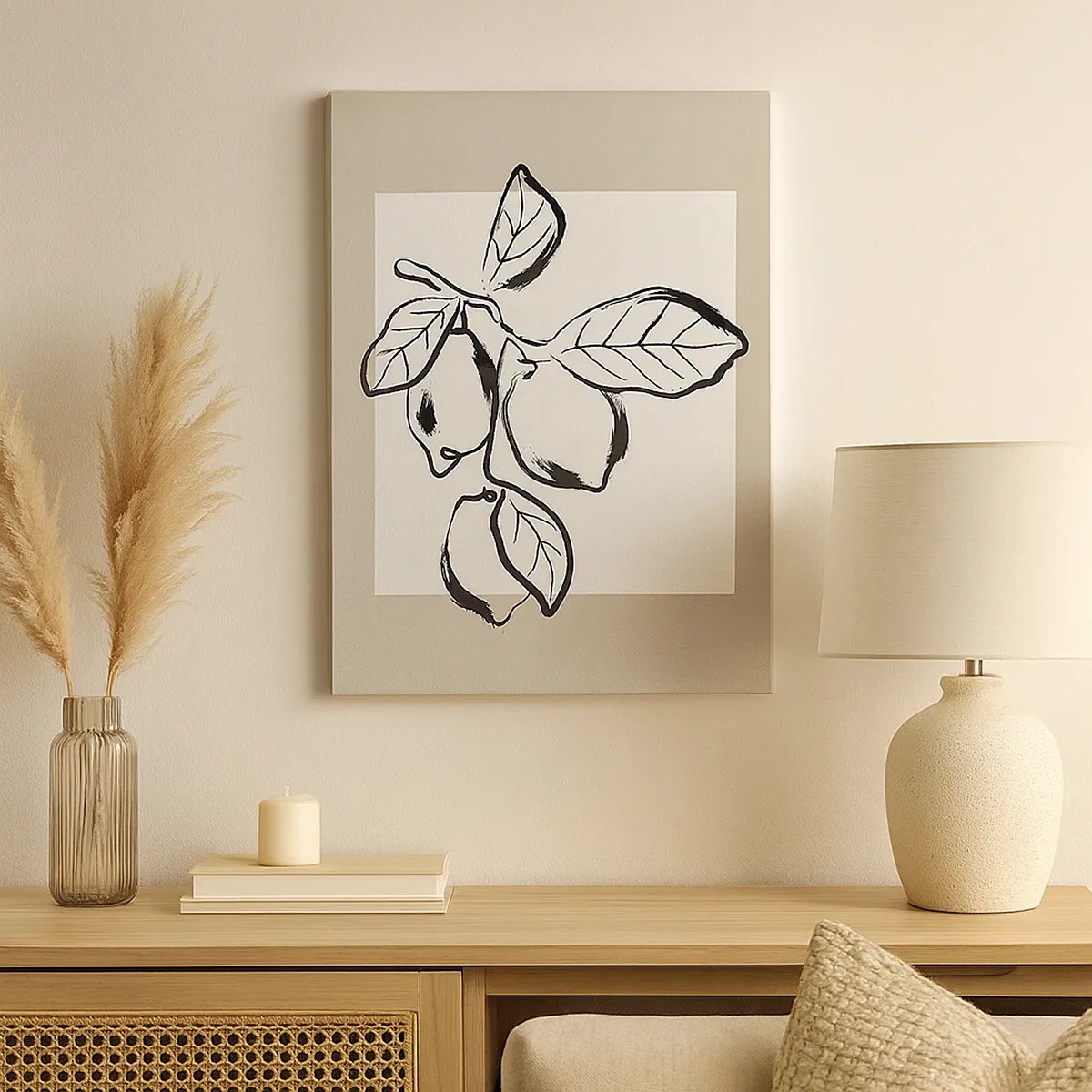 Tablou pe pânză - Unde se coace lămâia... - 50x70 cm