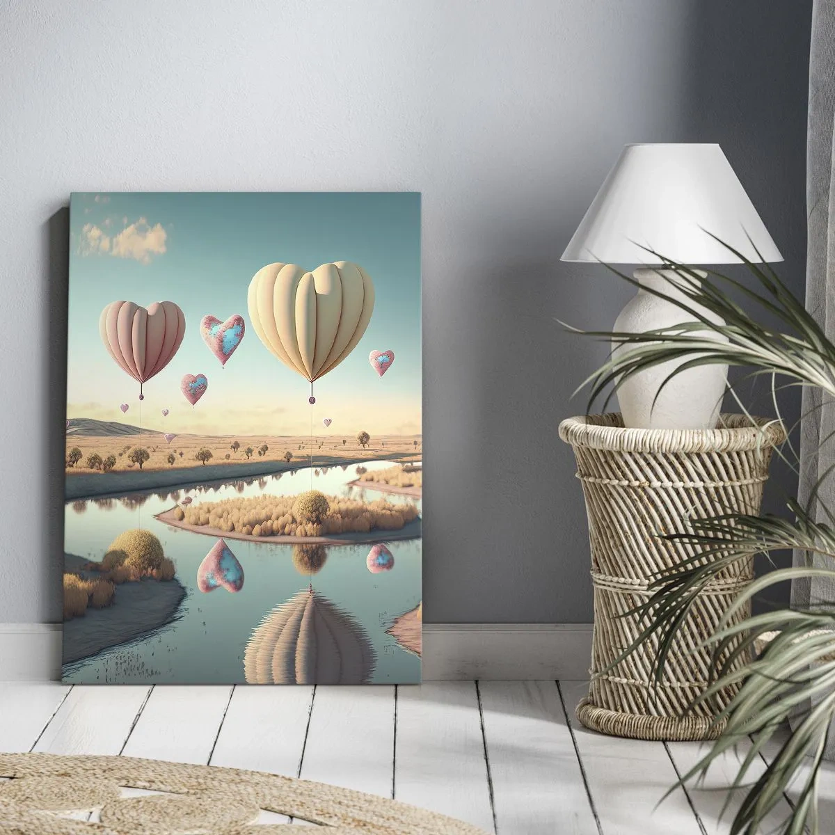 Tablou pe pânză - Iubirea ne înalță - 50x70 cm