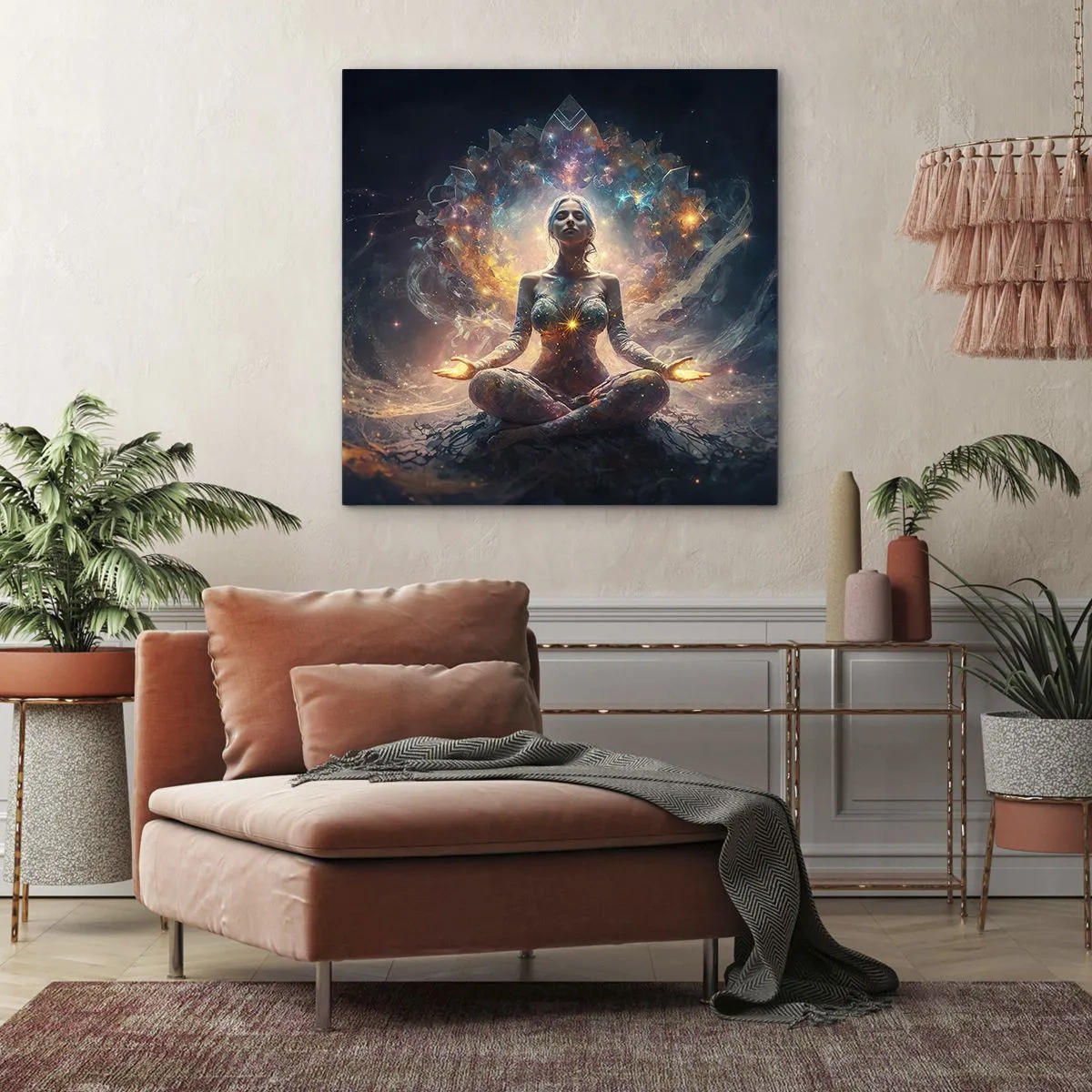 Tablou pe pânză - Flux de energie bună - 60x60 cm