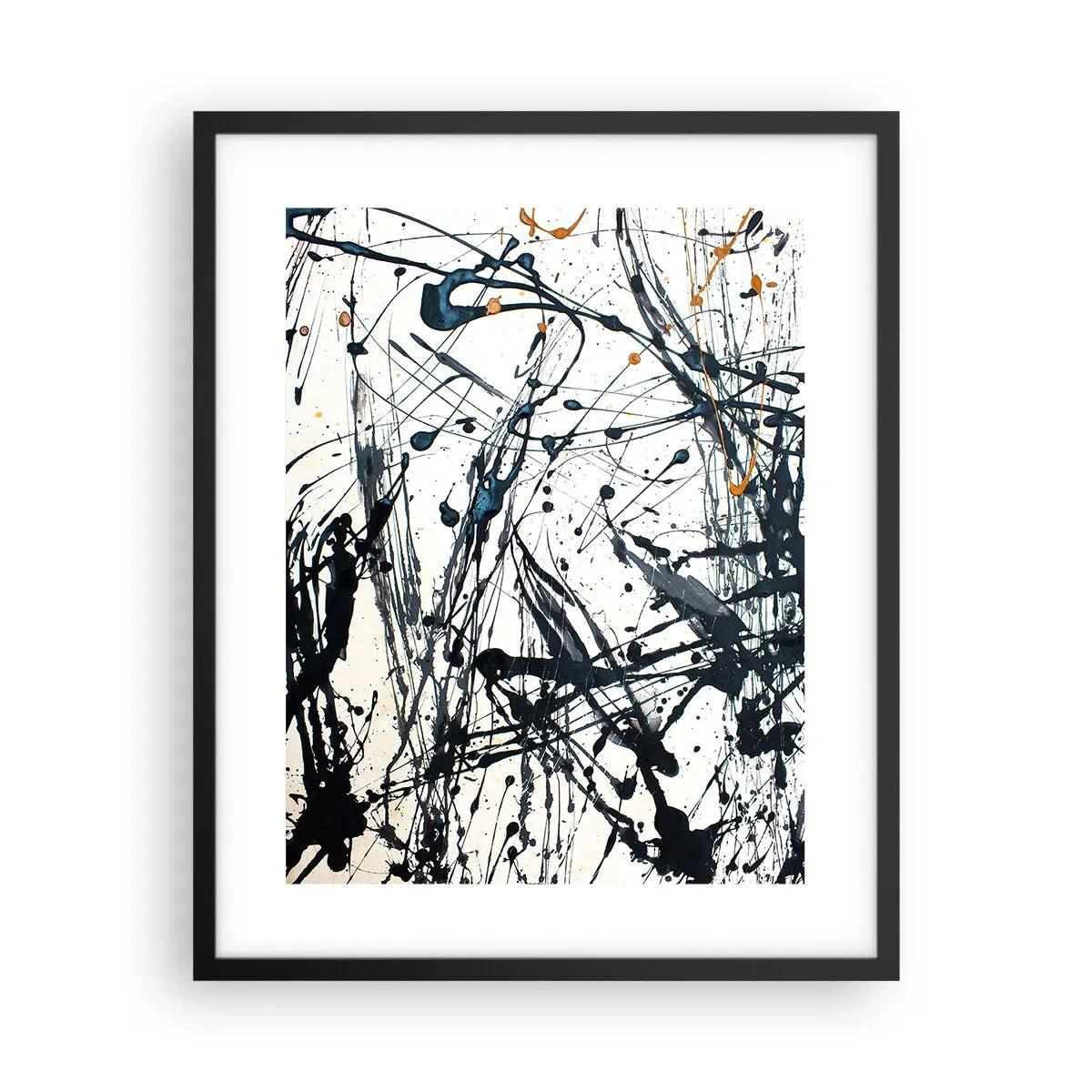Poster în ramă neagră - Abstracție expresionistă - 40x50 cm