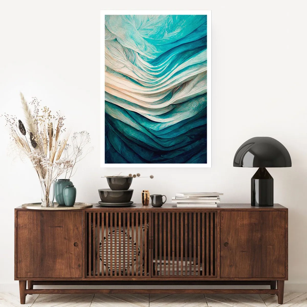 Poster - Insațiabilitate albastră - 70x100 cm