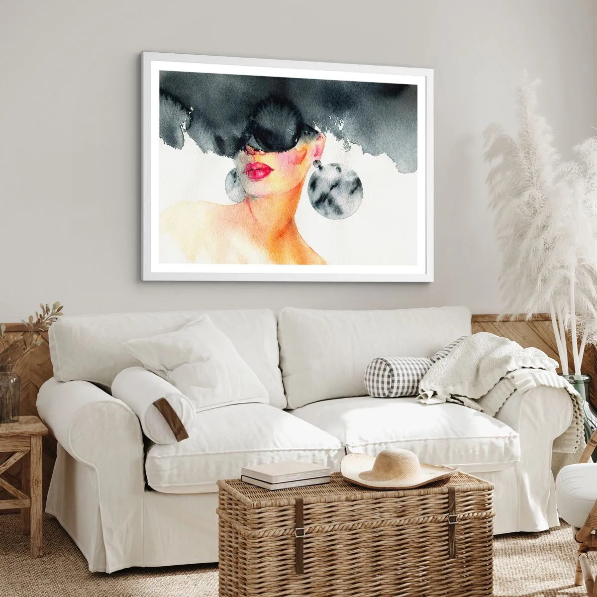 Poster în ramă albă - Secretul eleganței - 40x30 cm