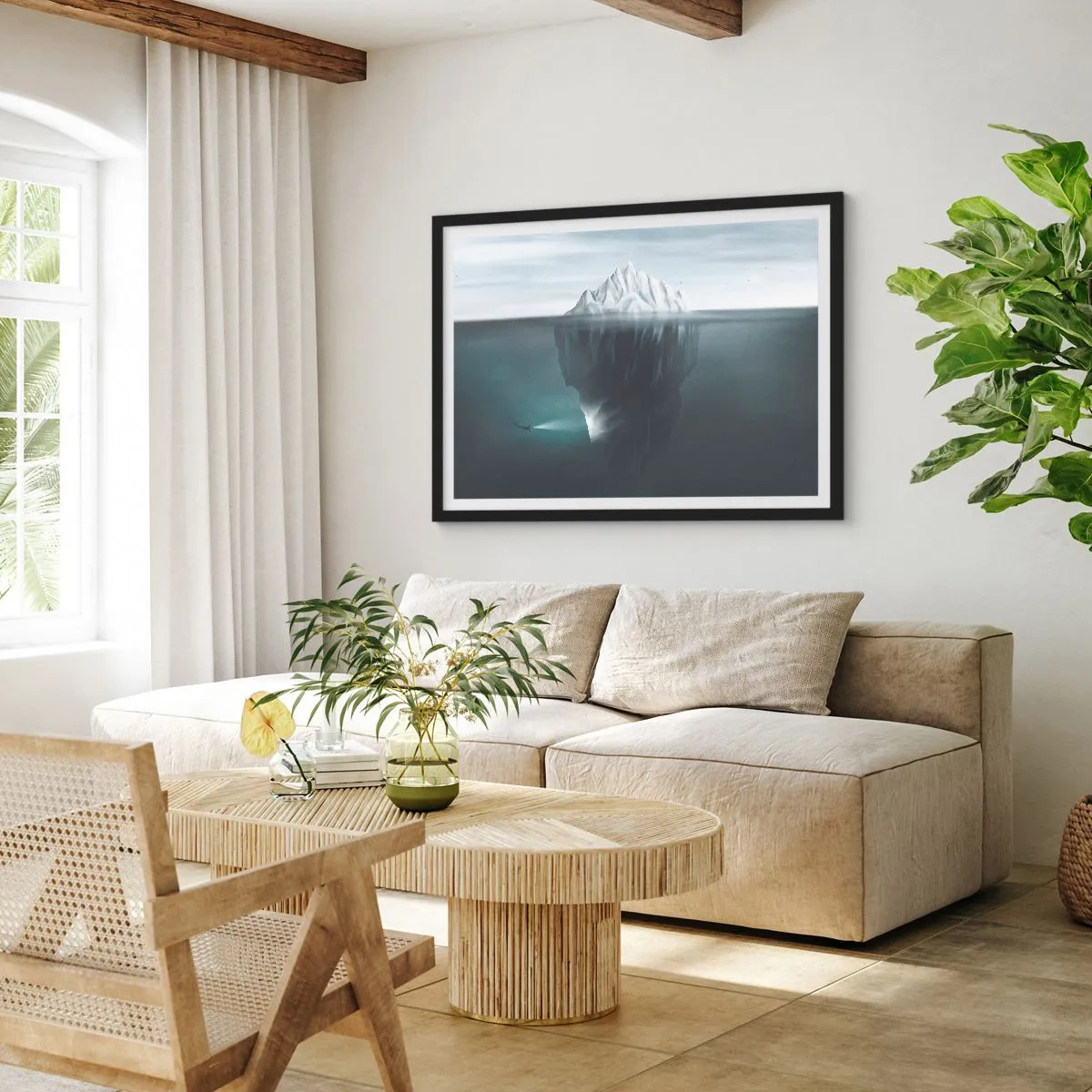 Poster în ramă neagră - Un mister subacvatic - 91x61 cm