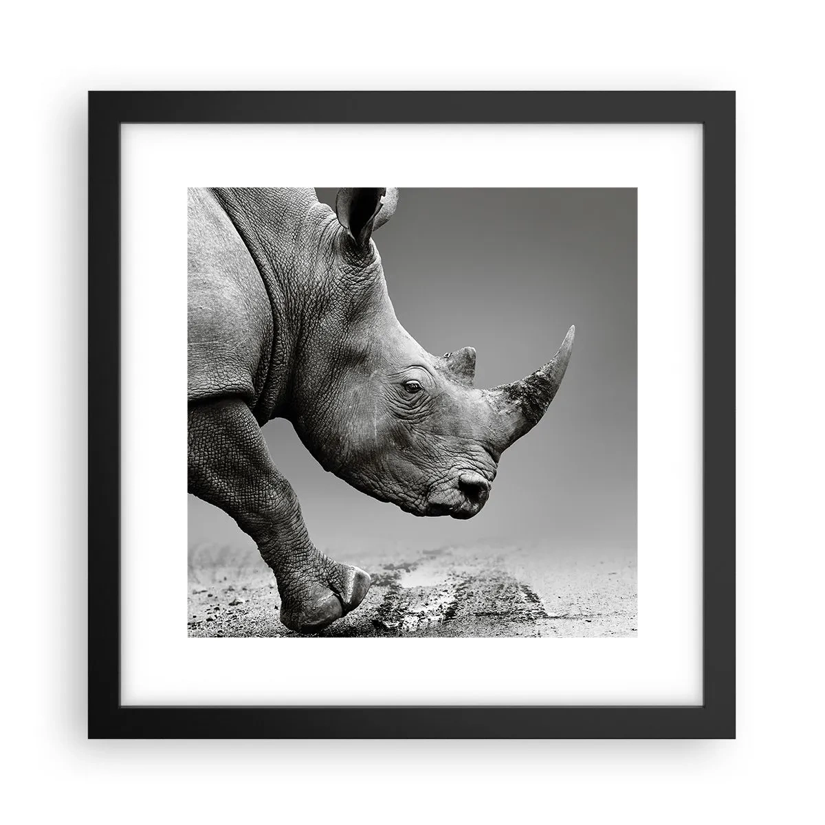 Poster în ramă neagră - O forță de neoprit - 30x30 cm