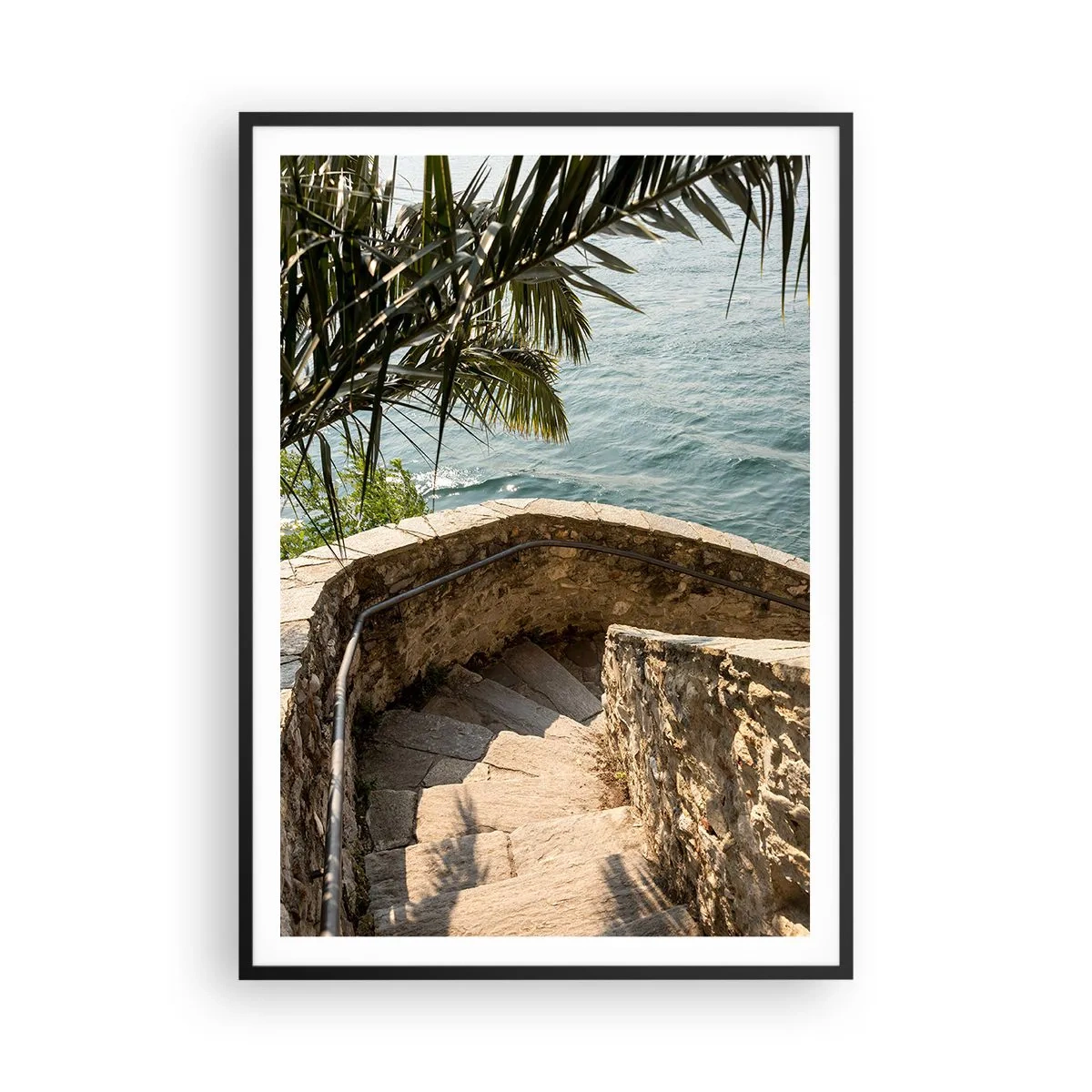 Poster în ramă neagră - Sub soarele Italiei - 70x100 cm
