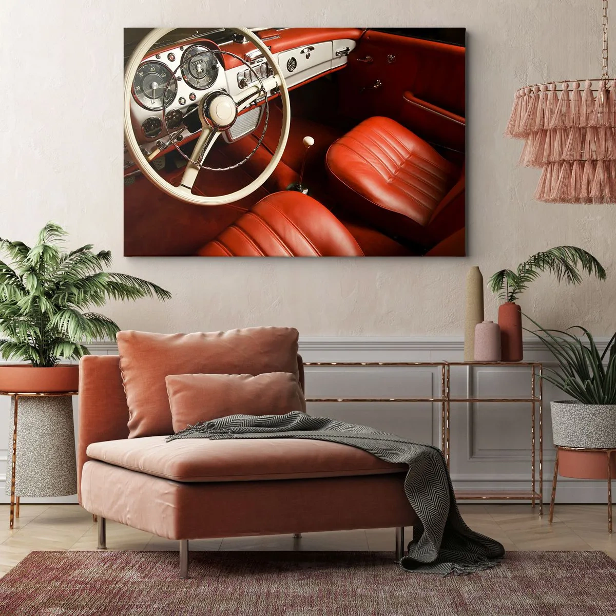 Tablou pe pânză - Lux în stil vintage - 120x80 cm