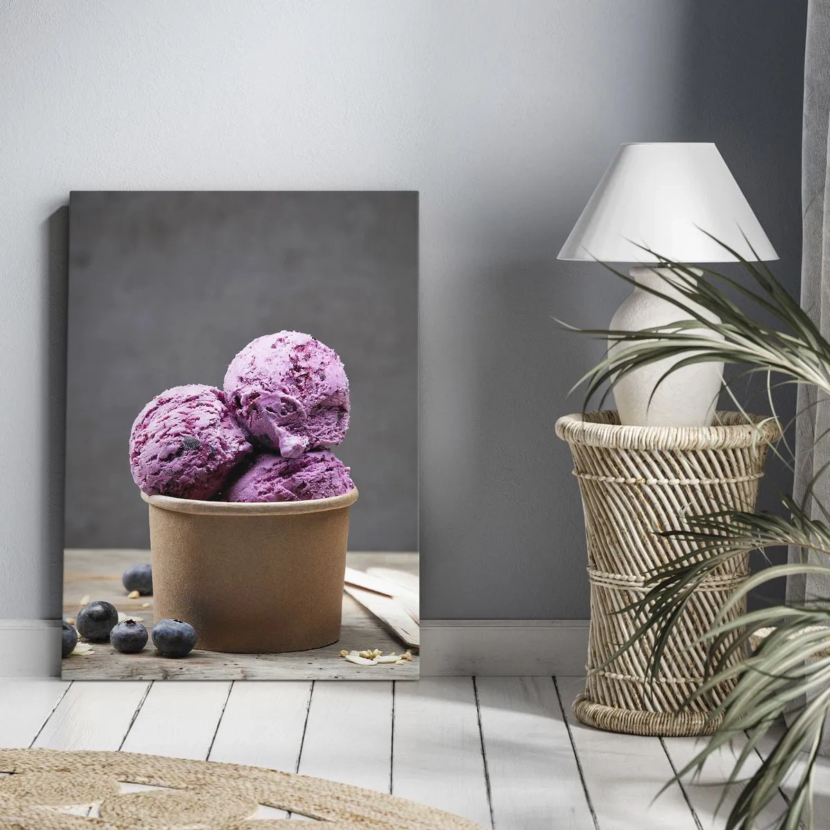 Tablou pe pânză - Dulce și rece - 55x100 cm