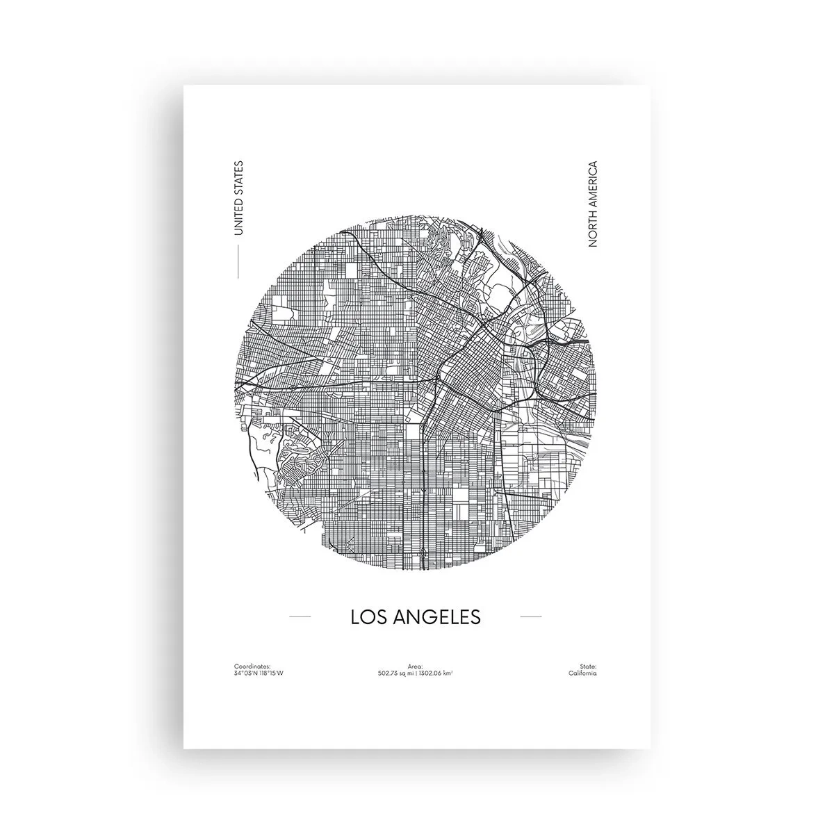 Poster - Anatomia Los Angeles - 70x100 cm