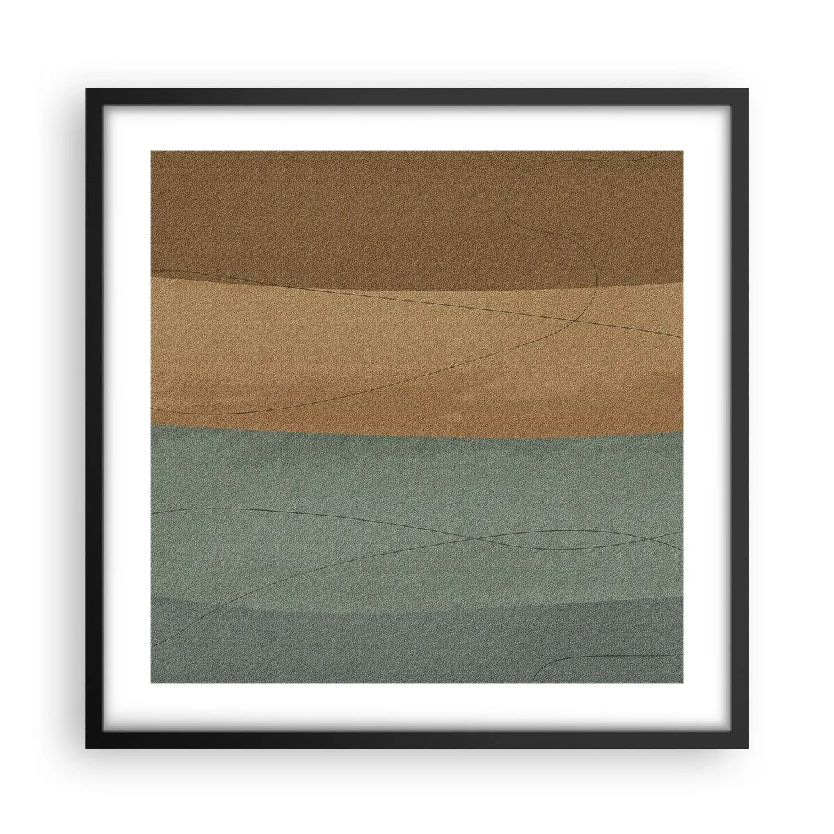 Poster în ramă neagră - Compoziție orizontală - 50x50 cm