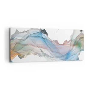 Tablou pe pânză - Spre munții de cristal - 100x40 cm