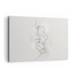Tablou pe pânză - Încurcați într-o îmbrățișare - 100x70 cm
