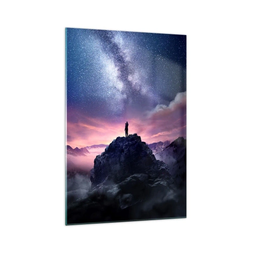 Tablou pe sticlă - Și a simțit viața - 70x100 cm