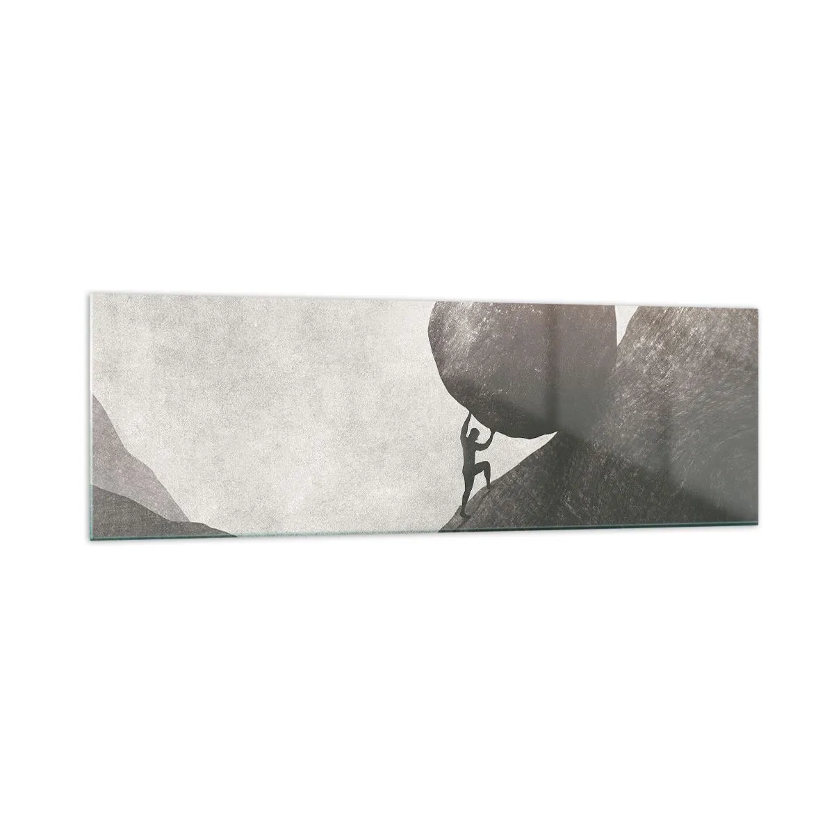 Tablou pe sticlă - Cred, în ciuda așteptărilor - 160x50 cm