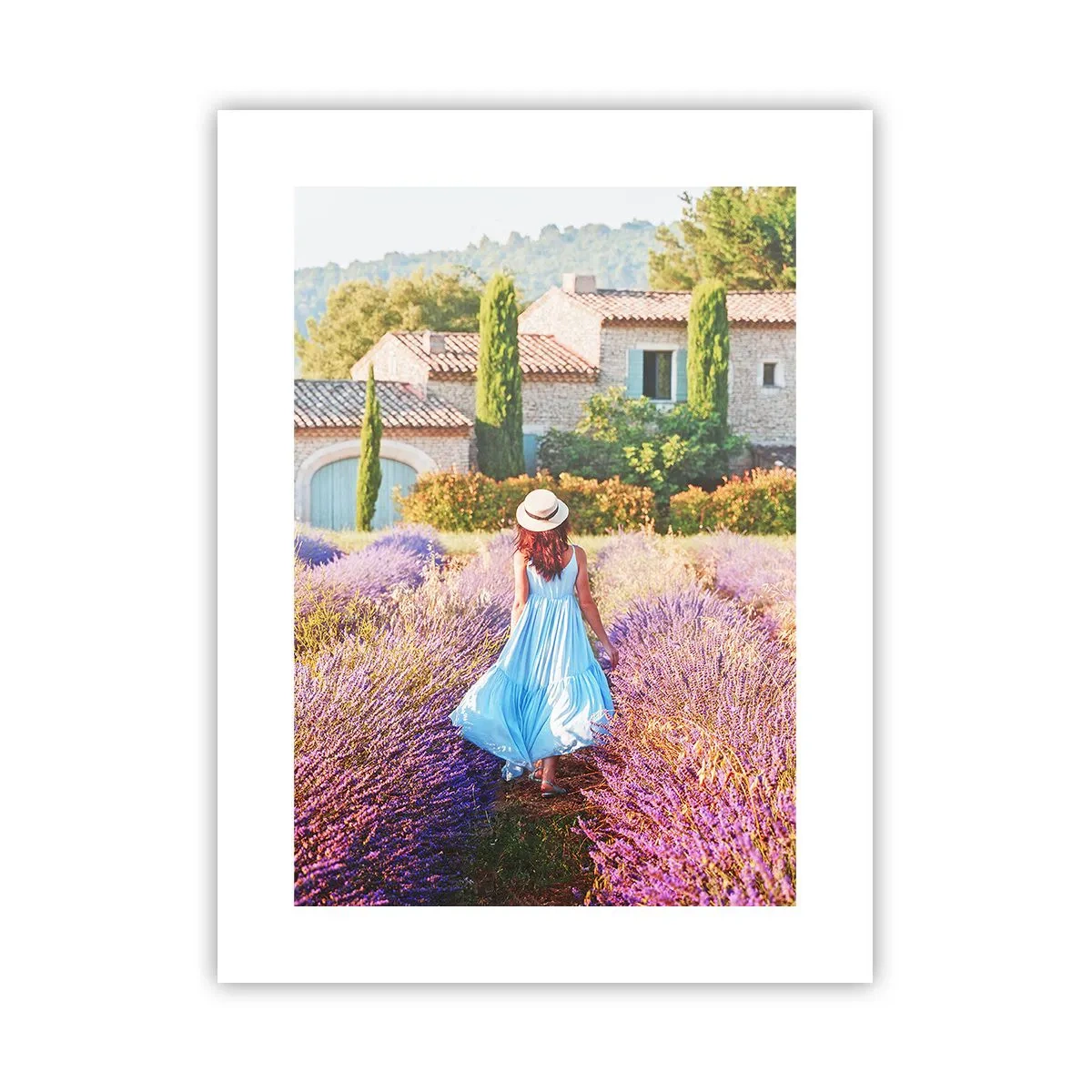 Poster - Fata de lavandă - 30x40 cm