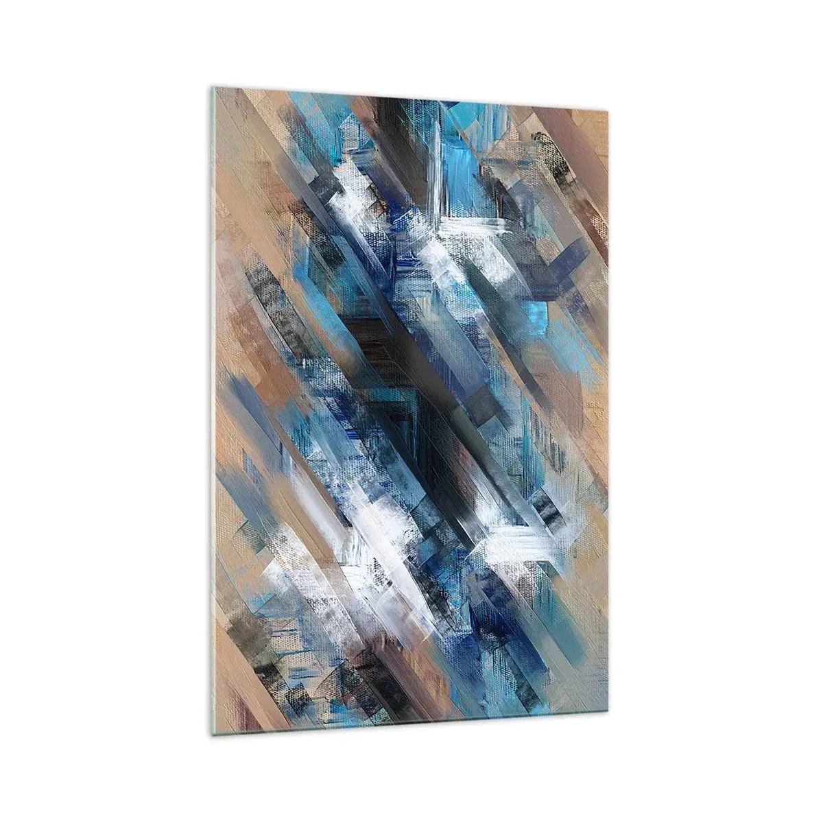 Tablou pe sticlă - Pe o pantă albastră - 70x100 cm
