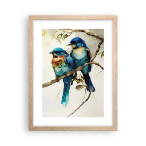 Poster în ramă de stejar deschis - Se simte jignit? - 30x40 cm