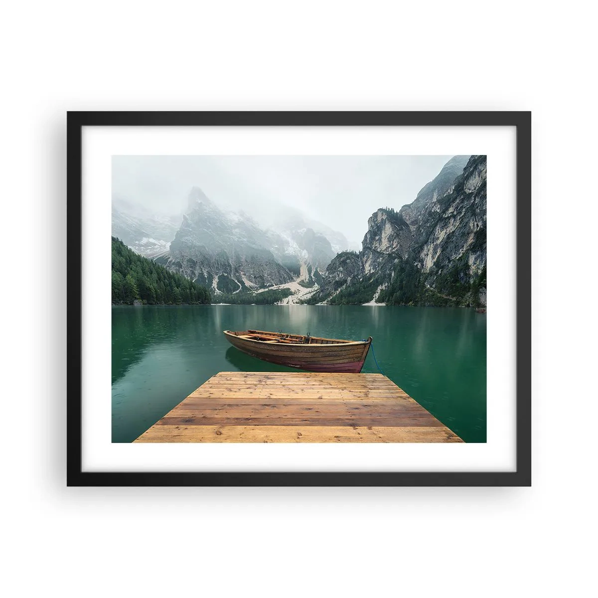 Poster în ramă neagră - Și frunțile mândre - 50x40 cm
