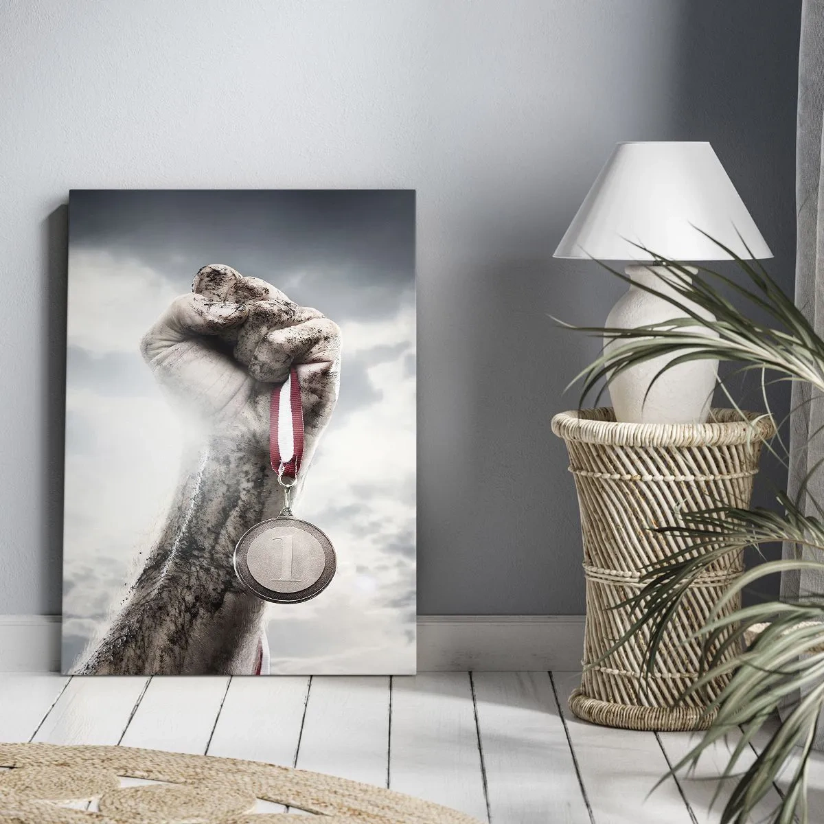 Tablou pe pânză - Per aspera ad astra - 70x100 cm