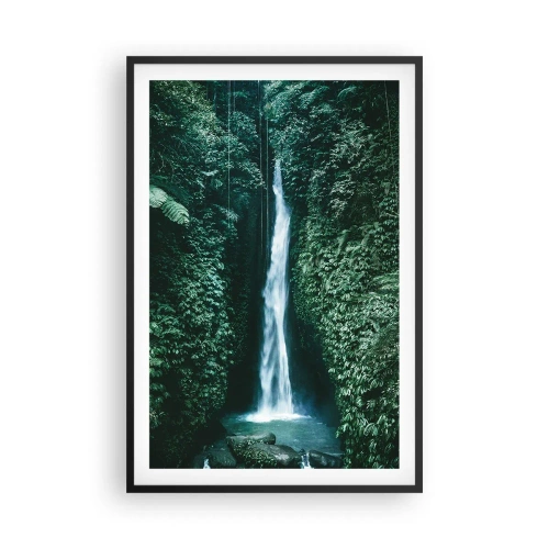 Poster în ramă neagră - Băi tropicale - 61x91 cm
