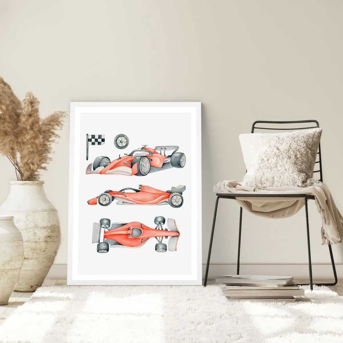 Poster în ramă albă - Prindeți visul - 70x100 cm