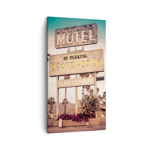 Tablou pe pânză - Timpul s-a oprit aici - 45x80 cm