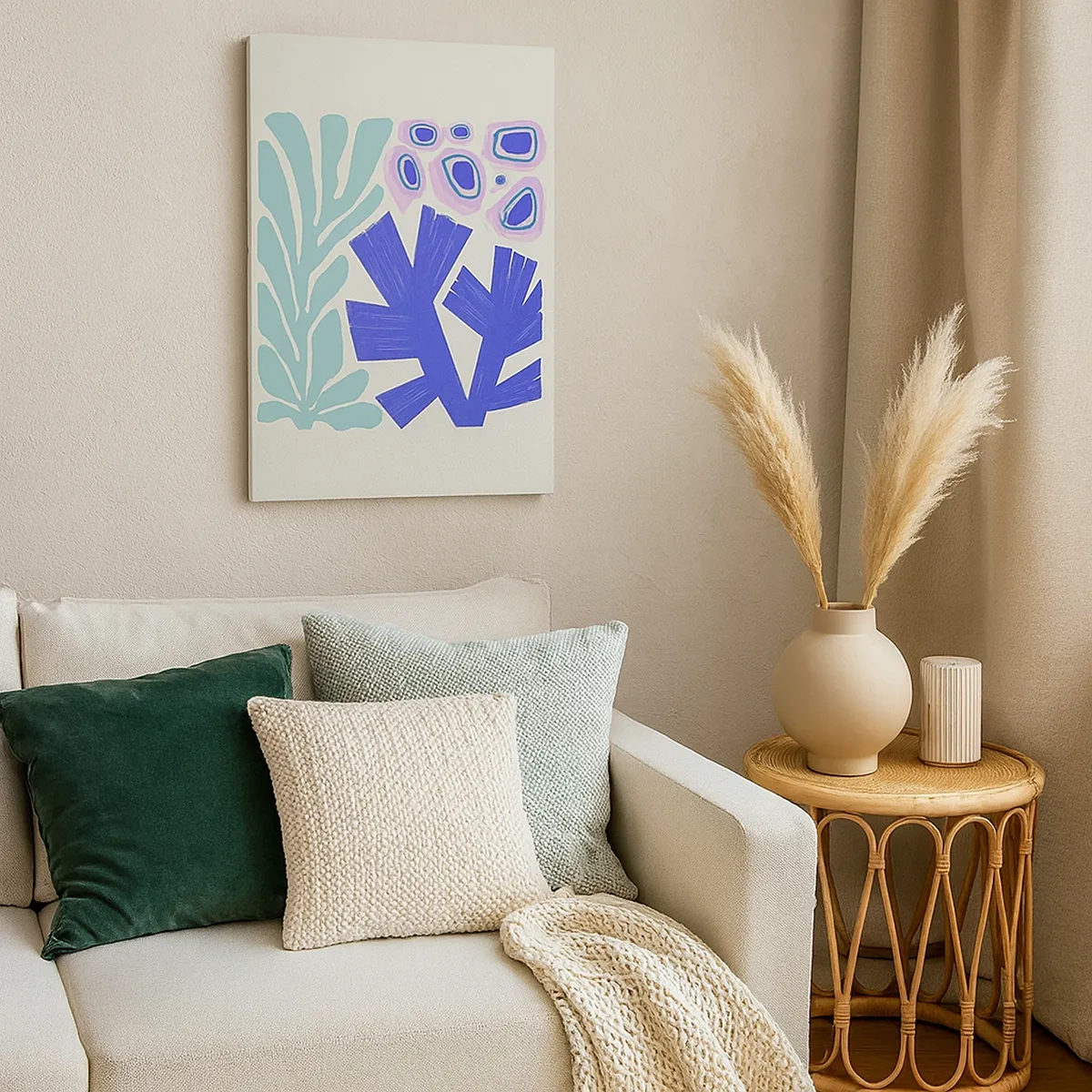 Tablou pe pânză - Grădină subacvatică - 50x70 cm