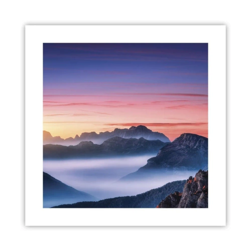 Poster - Peste văi - 40x40 cm