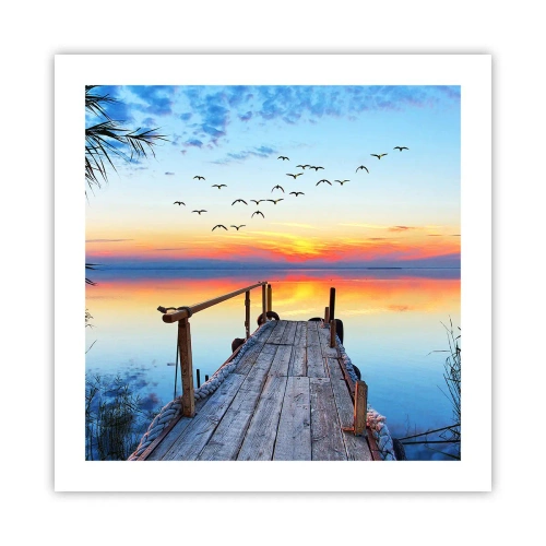 Poster - E timpul să ne întoarcem... - 50x50 cm