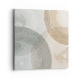 Tablou pe pânză - Întrepătrunderea lumilor - 30x30 cm