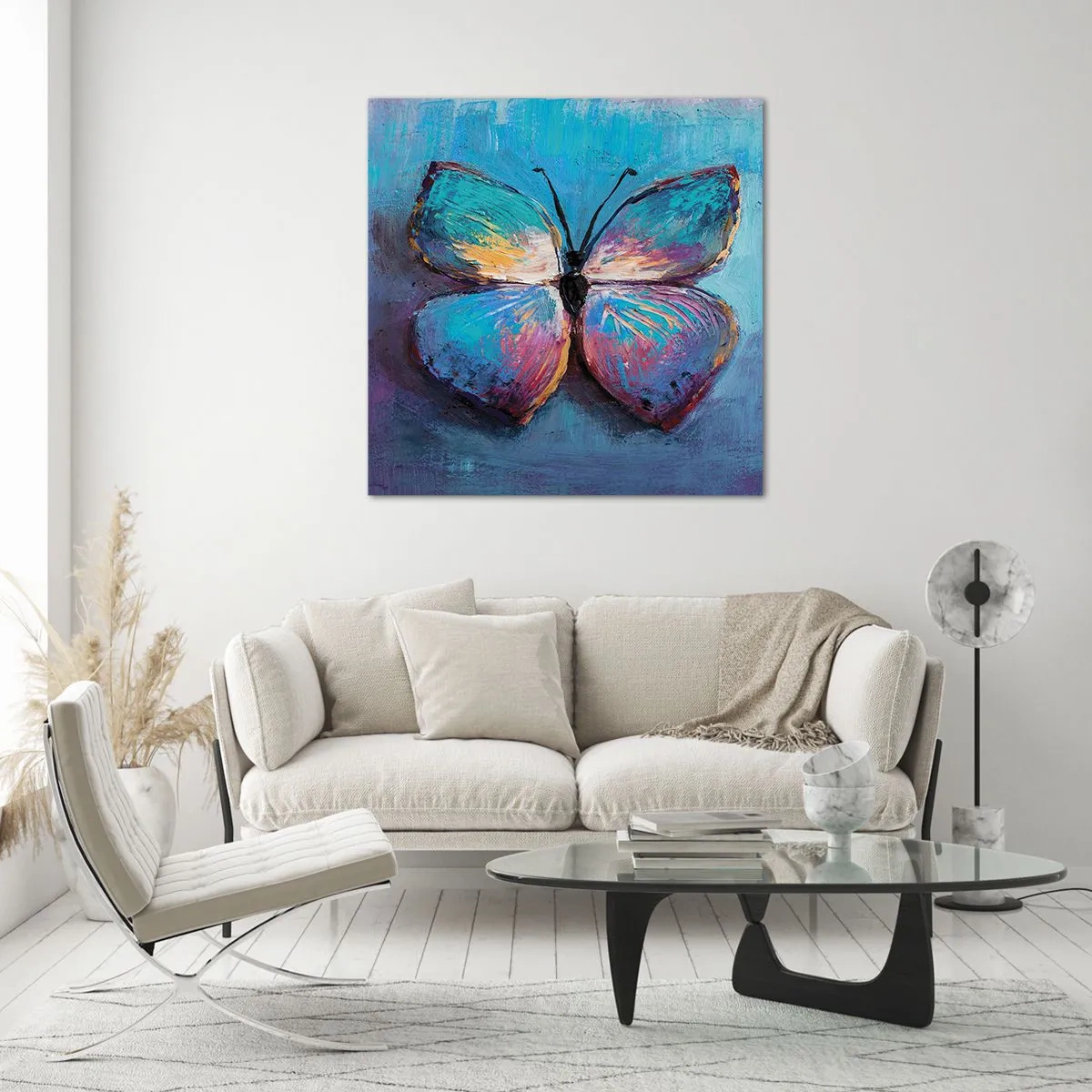 Tablou pe sticlă - În plină glorie - 30x30 cm