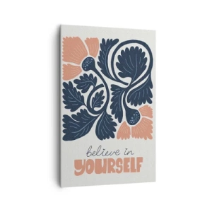 Tablou pe pânză - Și tu înflorești - 80x120 cm