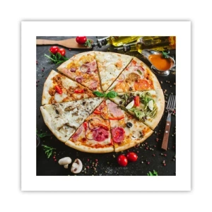 Poster - Un evantai de arome - 40x40 cm