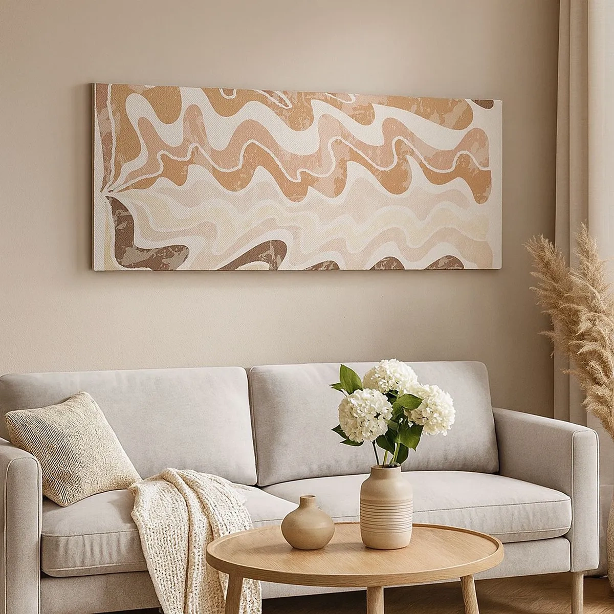 Tablou pe pânză - Energie bună - emoții bune - 100x40 cm