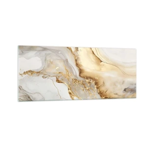 Tablou pe sticlă - Abstracție: frumusețe și bunătate - 100x40 cm