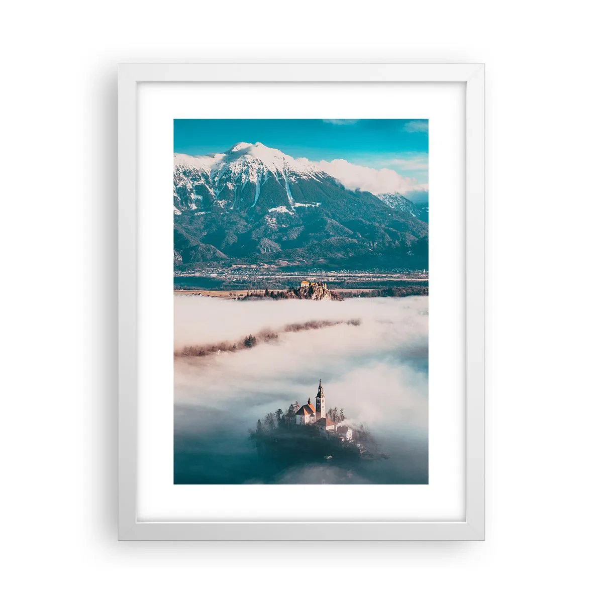 Poster în ramă albă - Începutul unui basm - 30x40 cm